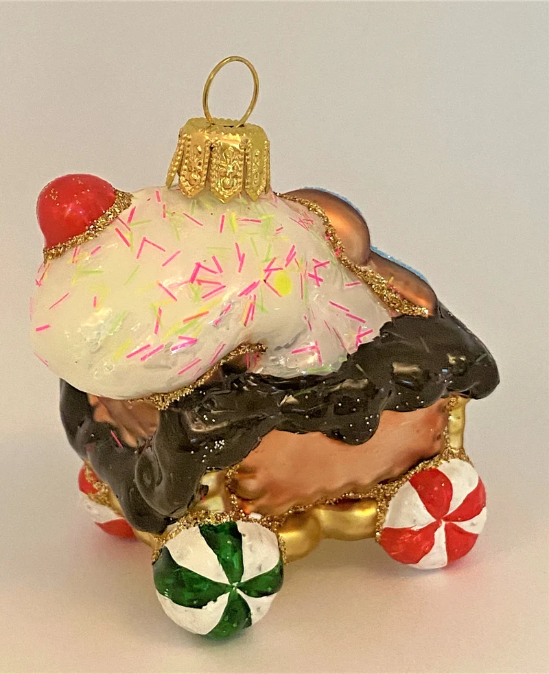 Lebkuchen Zug Anhänger mit Lebkuchenmann