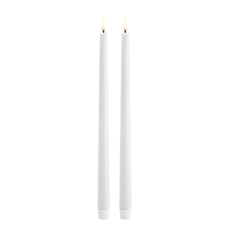 Uyuni LED Stabkerzen 2-er Set 2,3 x 32 cm Nordic White