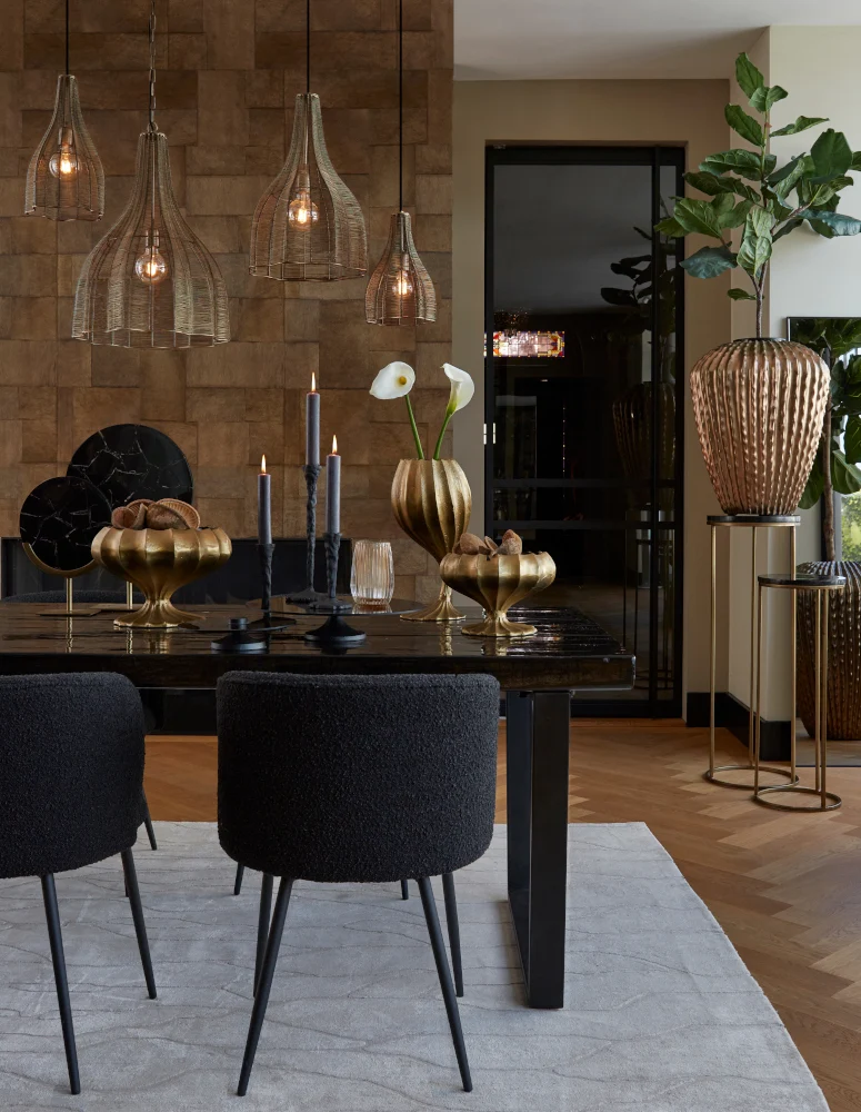 Säulen-Set SOBRINA Achat+bronze Ø30x80cm+Ø35x100cm