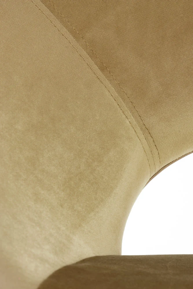 Stuhl ANTONY velvet-shiny-gold