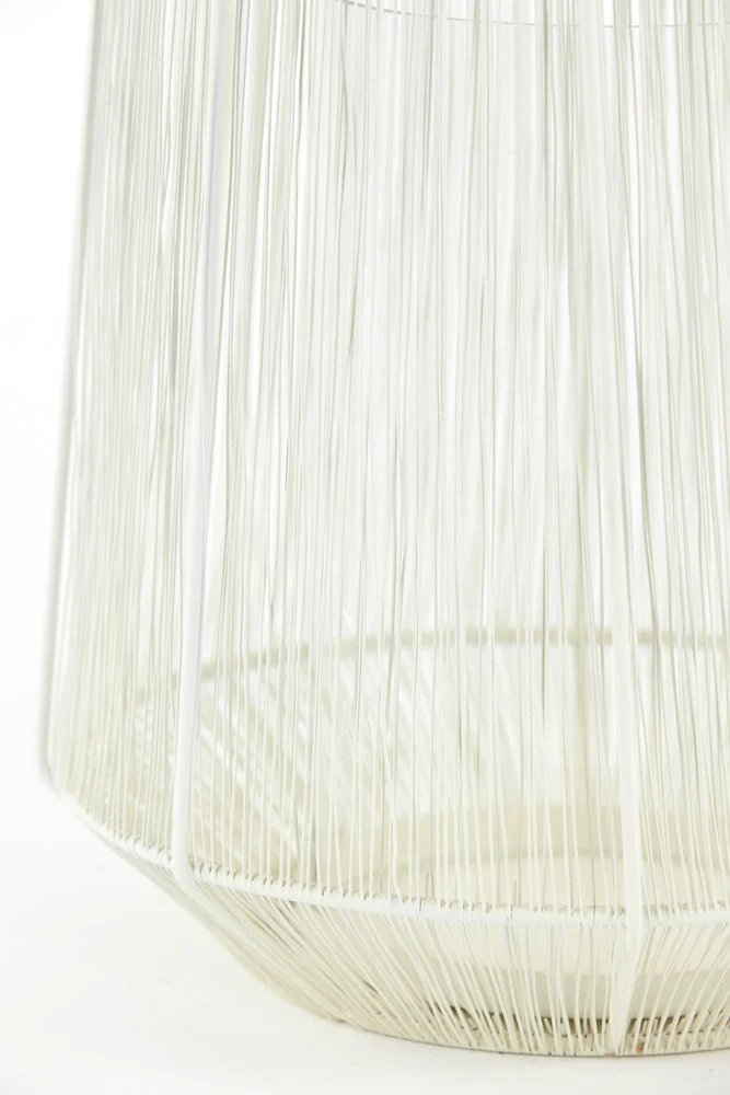 Laterne ODINA, creme, ø28x46 cm
