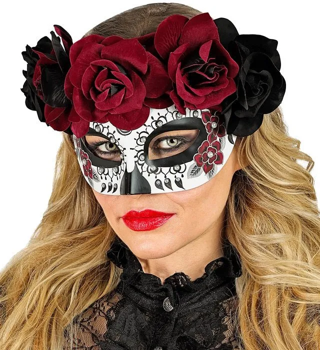 Dia de los Muertos-Haarband mit Rosen