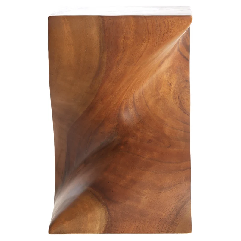 Beistelltisch MUHAN aus Holz in braun 30x30x45cm