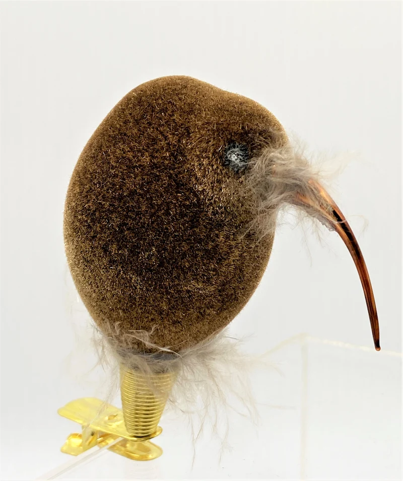 Flauschiger Kiwi auf Clip