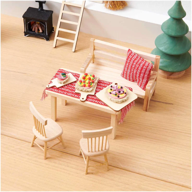 Rico Design Miniatur Schneidebrettchen, 5 teilig