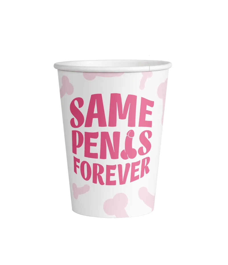 Penisbecher „Same Forever“, 8 Stück