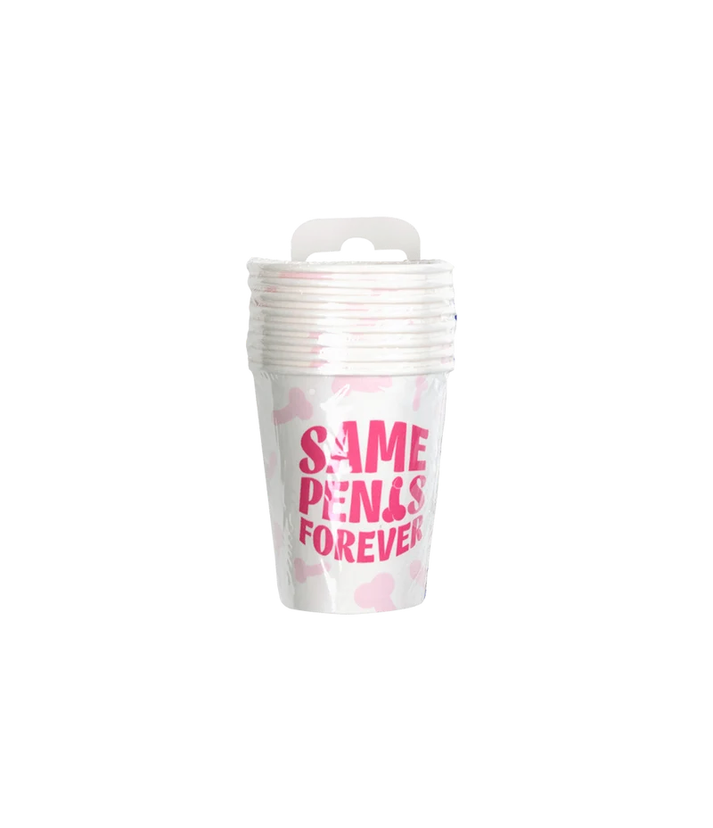 Penisbecher „Same Forever“, 8 Stück