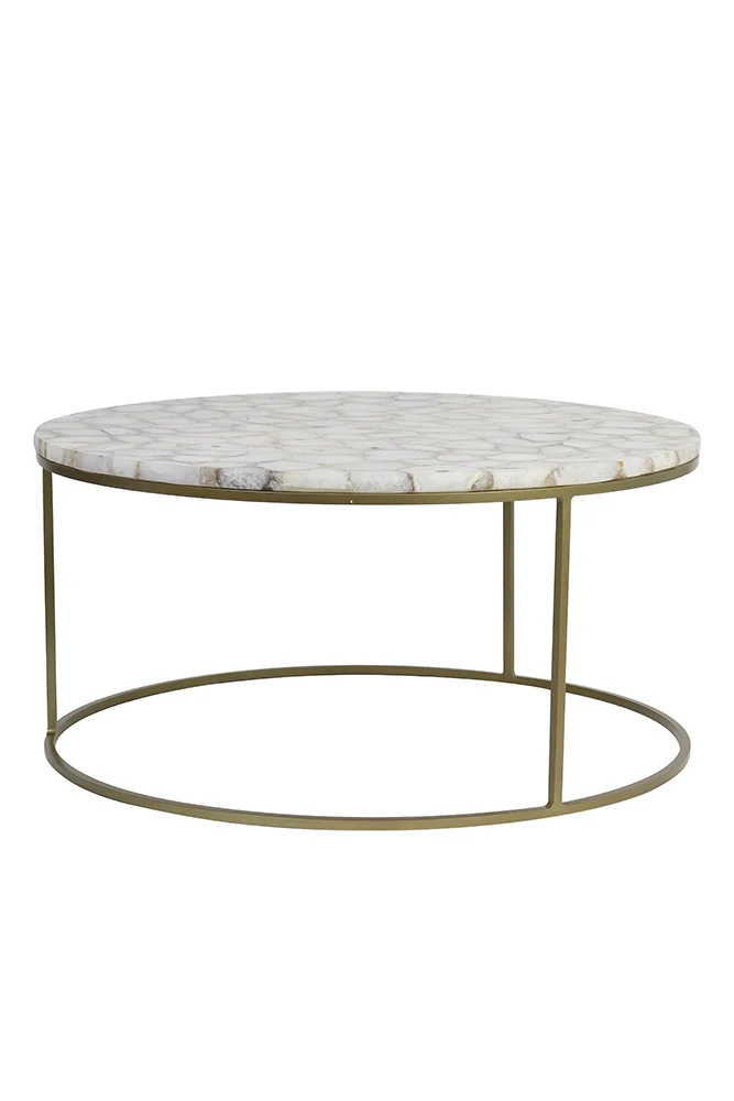 Couchtisch AXAT Achat antik-bronze
