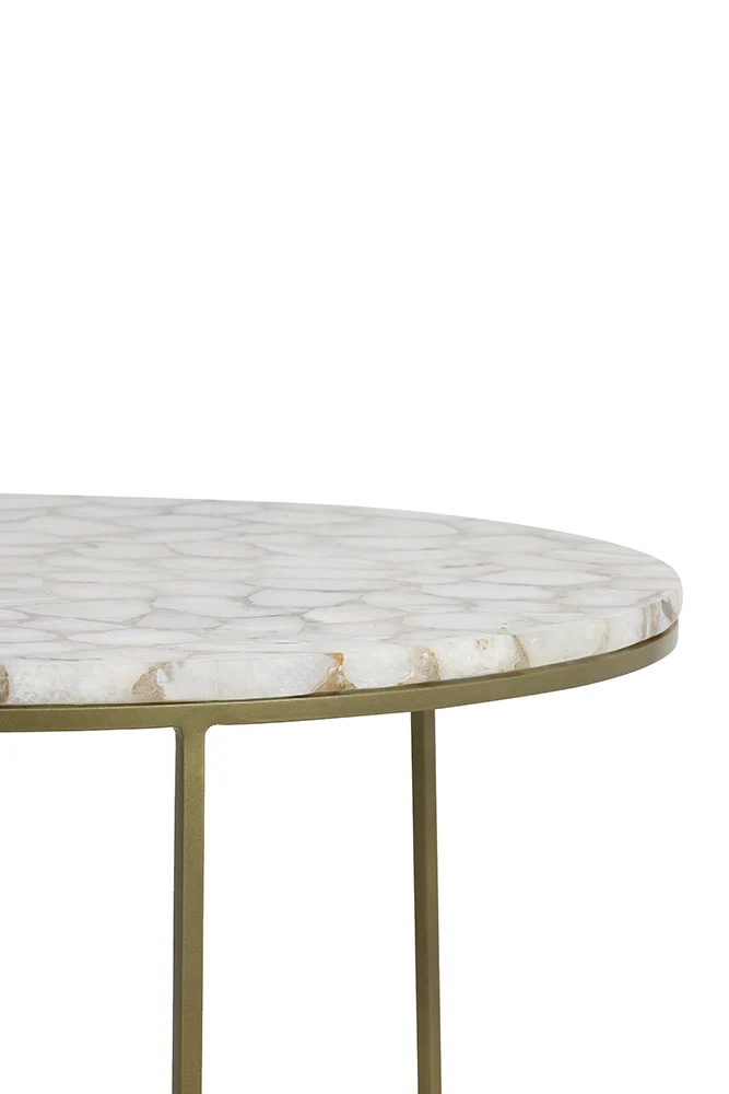 Couchtisch AXAT Achat antik-bronze
