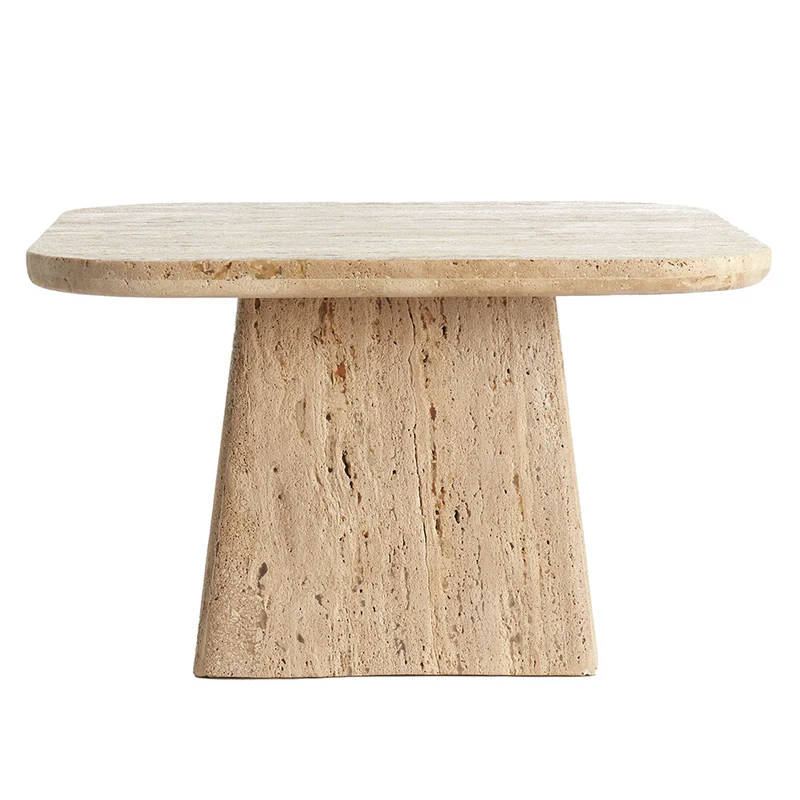 Couchtisch KEPAMI travertin sand 60×60×36cm