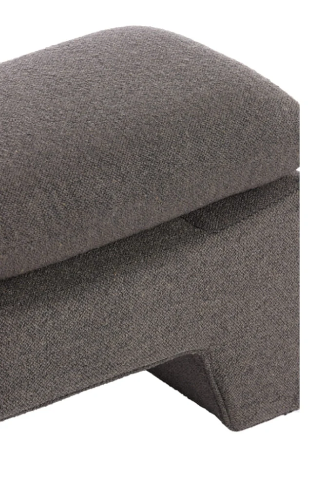 Hocker DASHA, dunkel braun 80x40x48,5cm