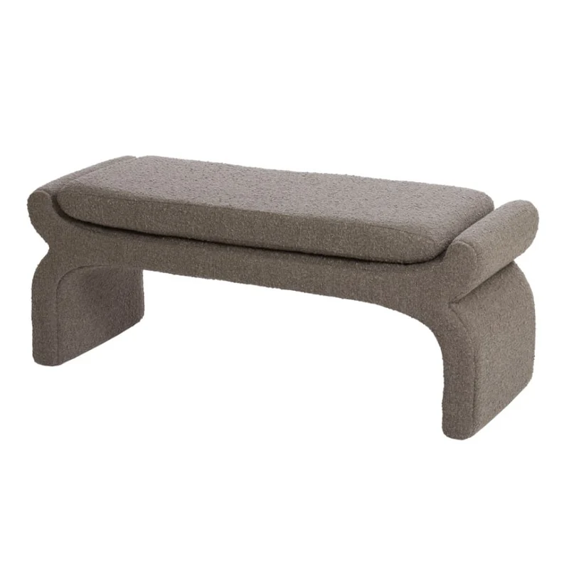 Hocker NAFYA, bouclé braun 119x45x48cm