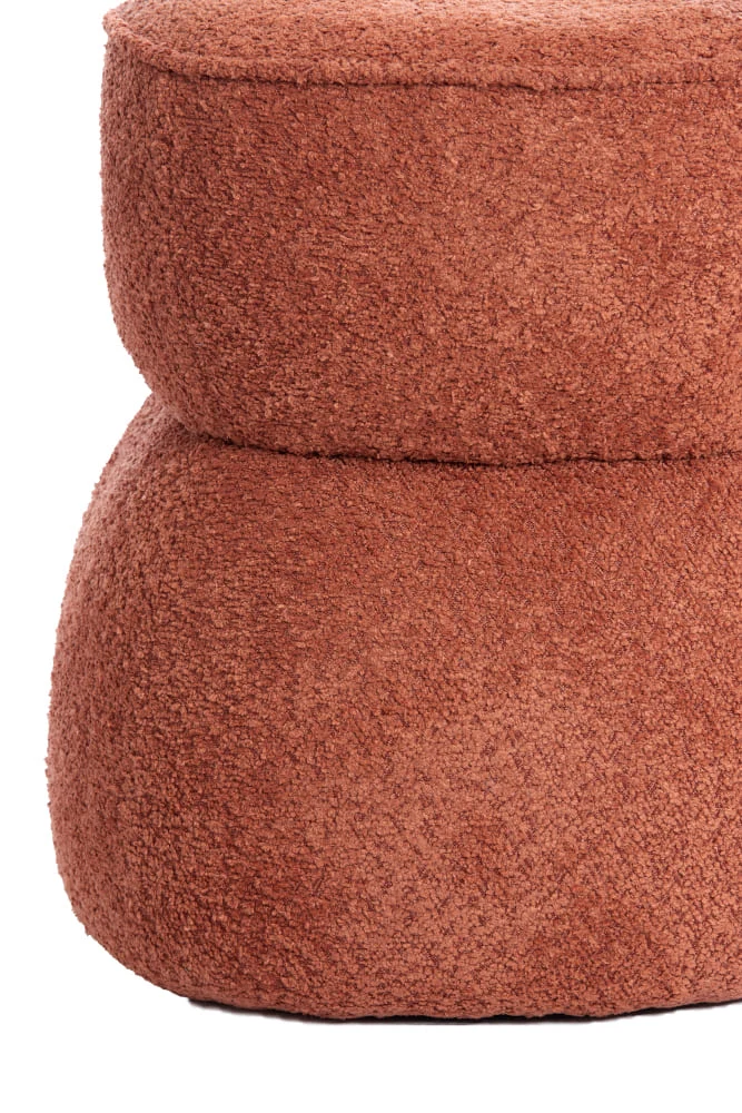 Sitzpouf LEYLA terra Ø40x46 cm
