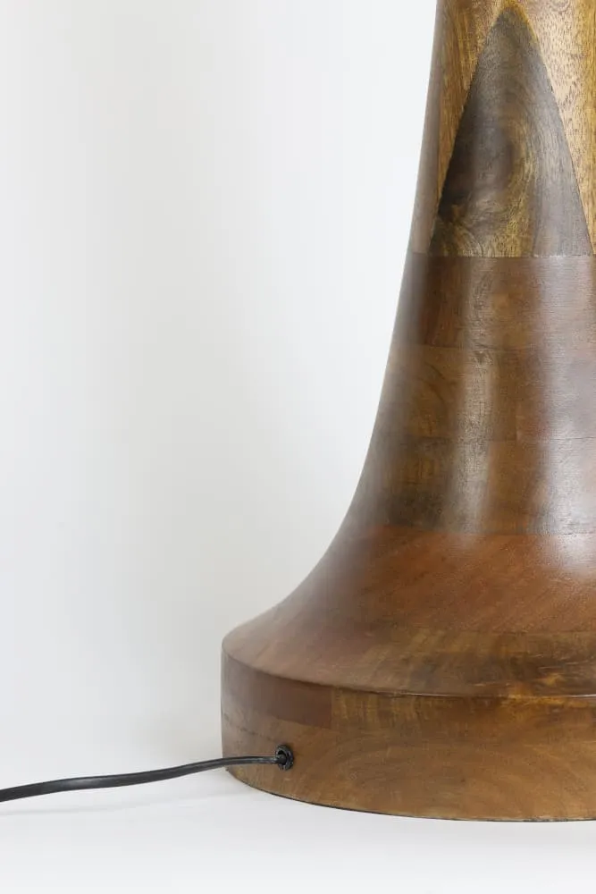 Stehleuchte JOVANY, Mangoholz geölt Ø50x155cm