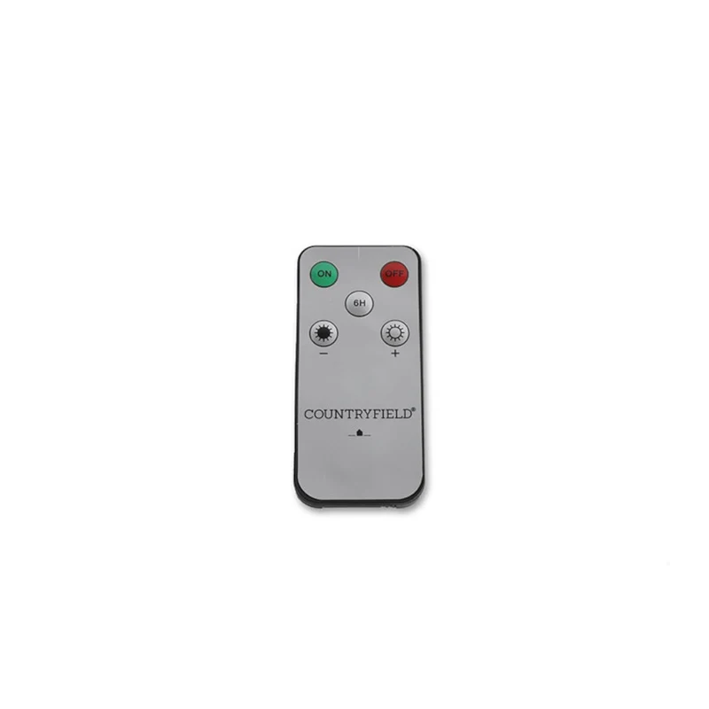 Decostar Tafelkerze LED gotisch 2St., weiss