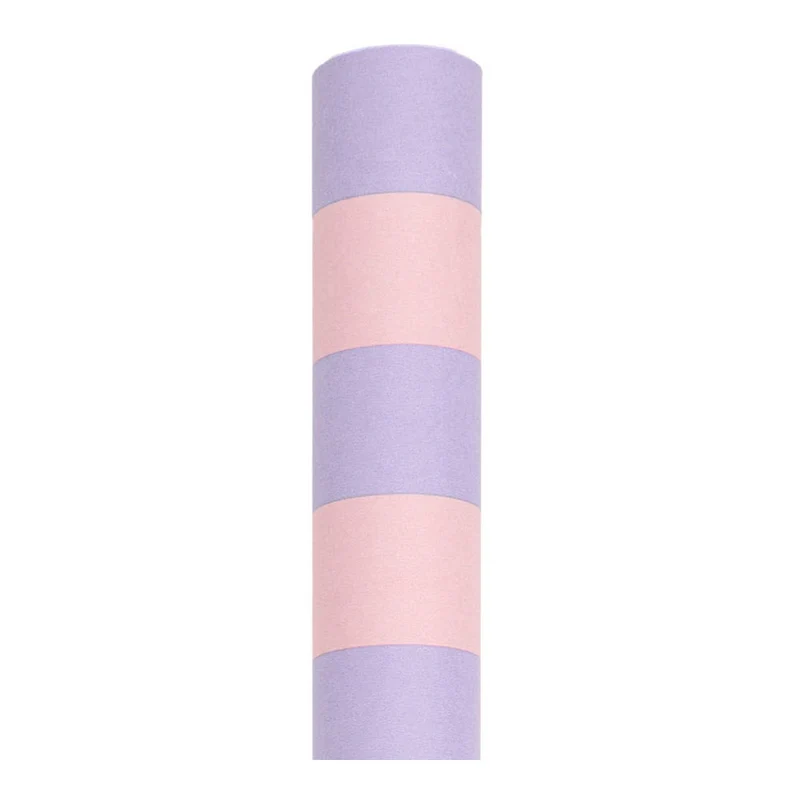 Rico Design Seidenpapier Streifen, Rosa-Flieder