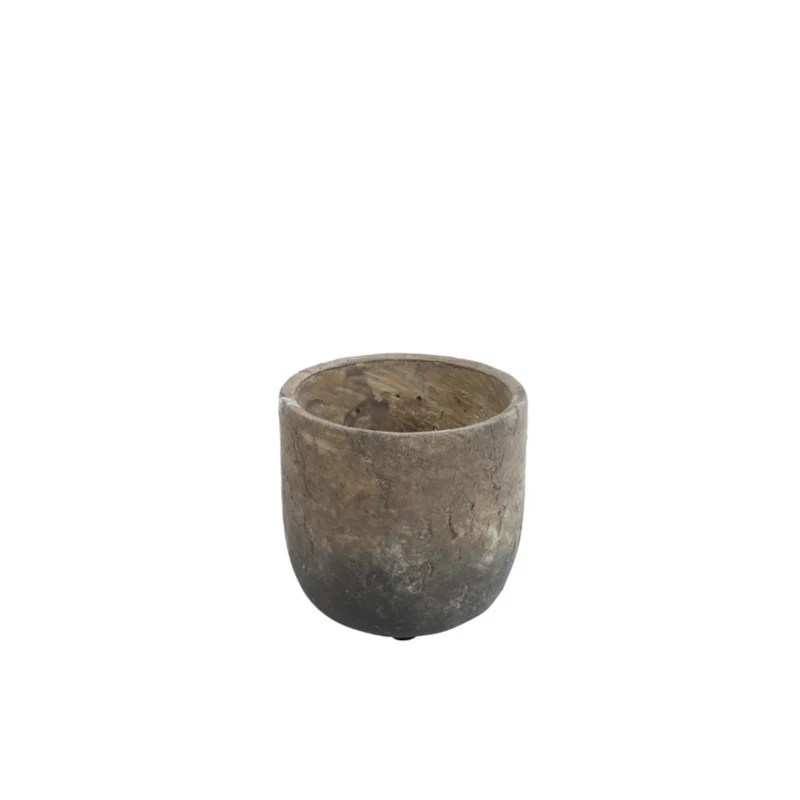 Blumentopf Idelisa S, braun