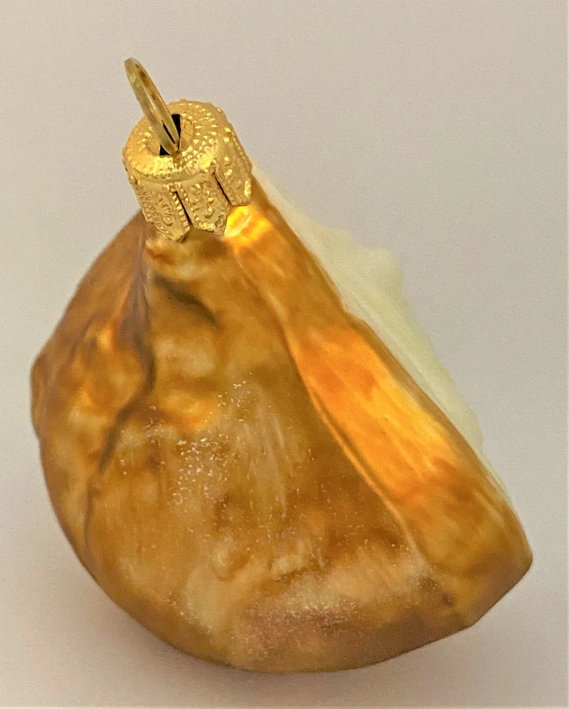 Halbe braune Zwiebel