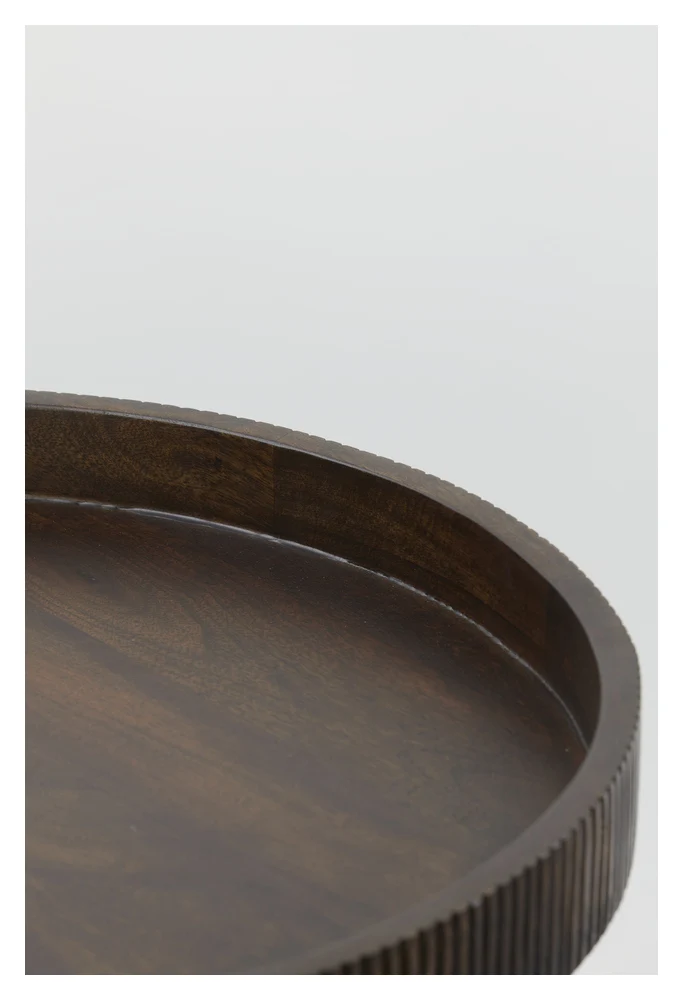 Beistelltisch KALOMO Ø60x44cm Holz rotbraun