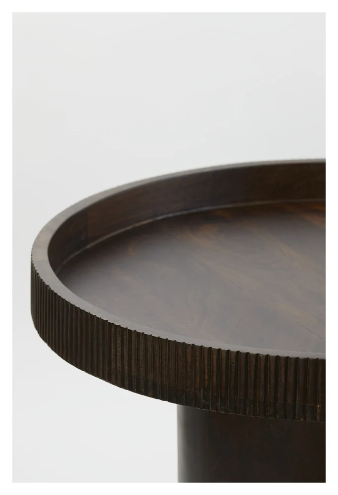 Beistelltisch KALOMO Ø60x44cm Holz rotbraun