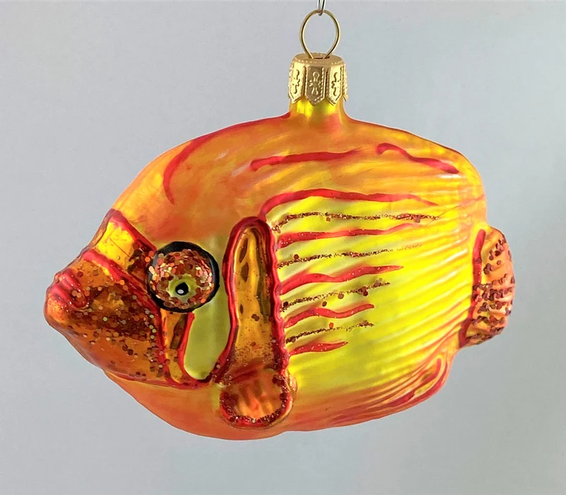 Riff-Fisch gelb orange