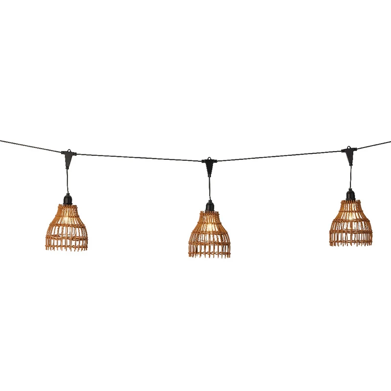LED Party Beleuchtung Rattan Outdoor