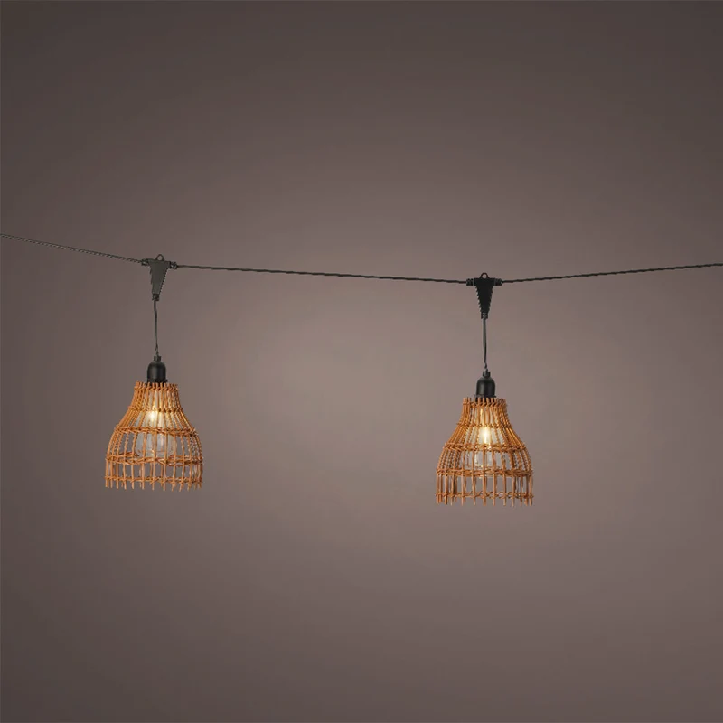 LED Party Beleuchtung Rattan Outdoor