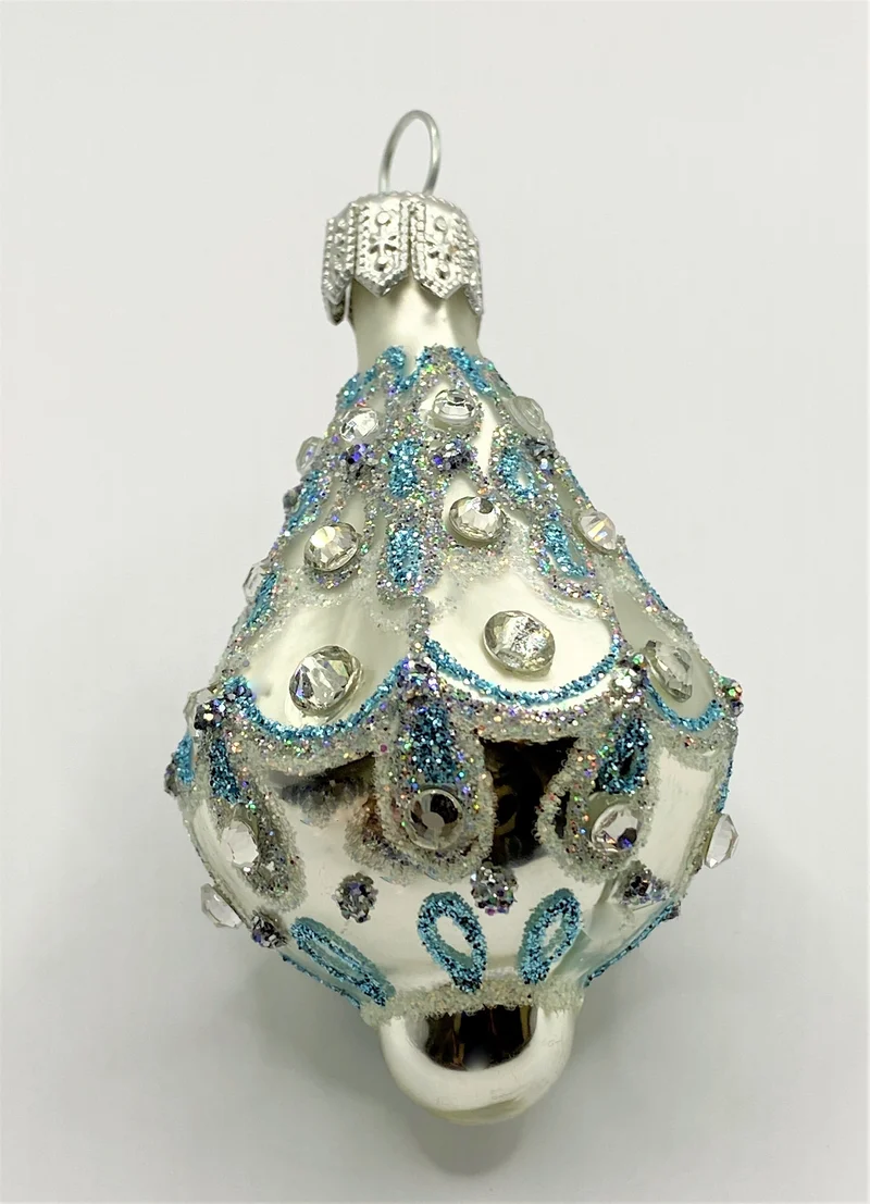Silbernes Lampion-Ornament