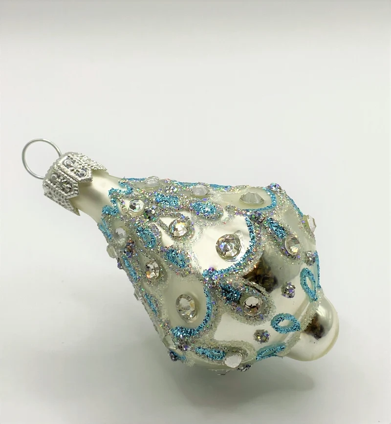 Silbernes Lampion-Ornament