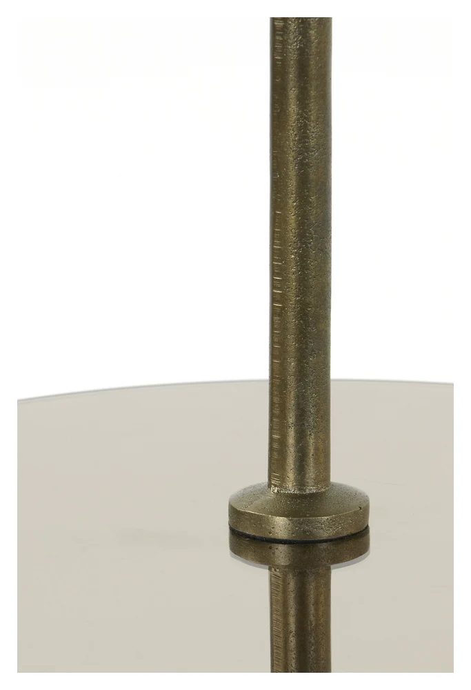 Etagere DANULA 3 Schichten, antik bronze-braun, Ø35x43cm