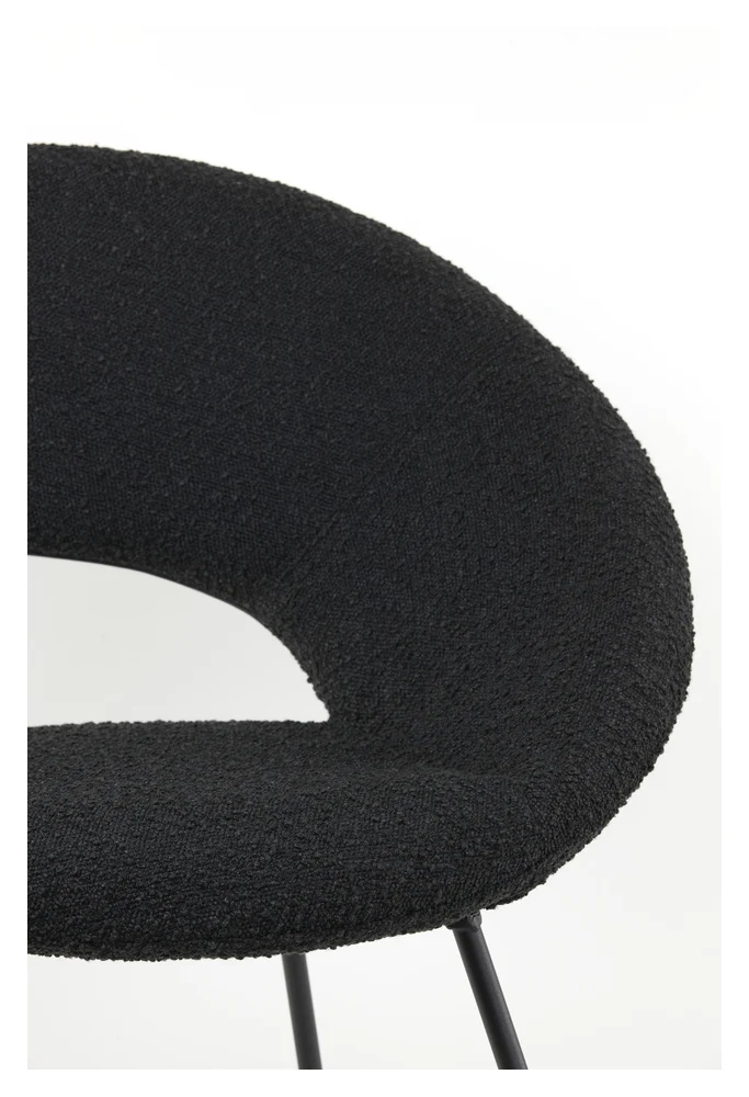 Stuhl ANTONY schwarz 72x64x82cm