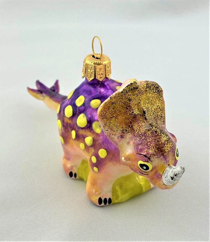 Kleiner Ceratops-Saurier, violett