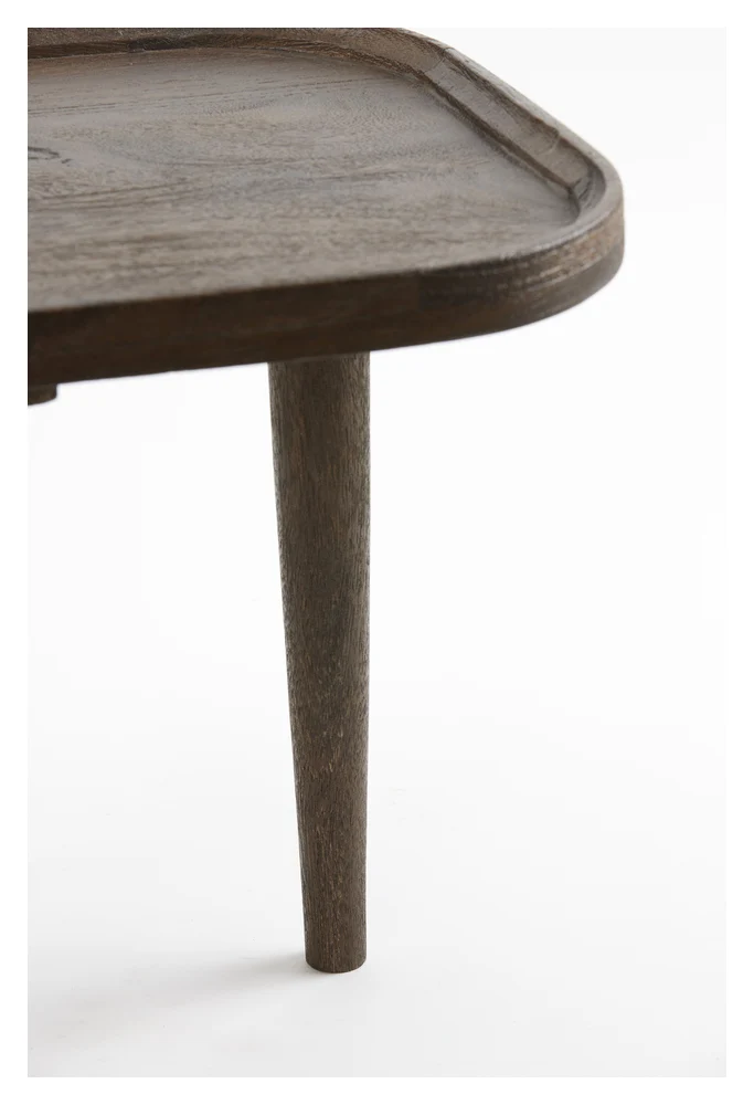 Beistelltisch MAZABE Holz matt rotbraun 65x45x38cm