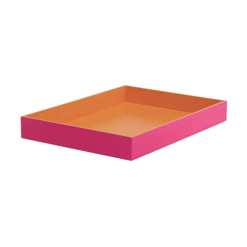 Tablett SPA M pink-orange 40,4x29,3 cm