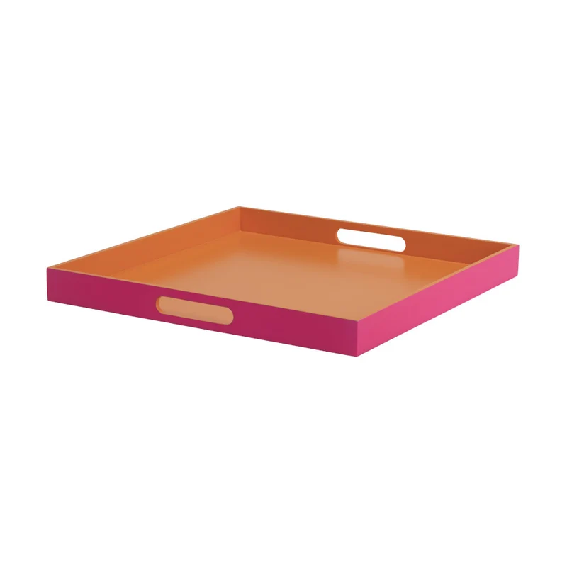 Tablett SPA M pink-orange 40,4x40,4cm