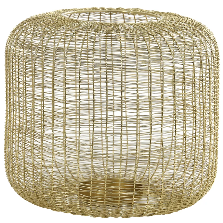Windlicht SKOOP gold Ø26x23 cm