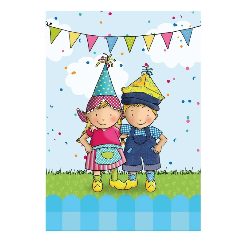 Fien und Teun Geschenktütchen 20 cm, 8 Stück