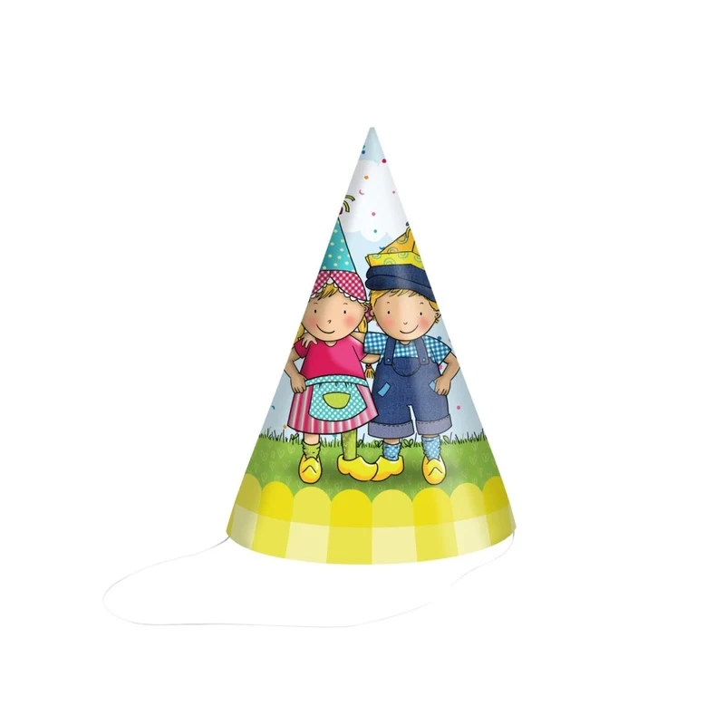Fien und Teun Partyhüte, 6 Stück