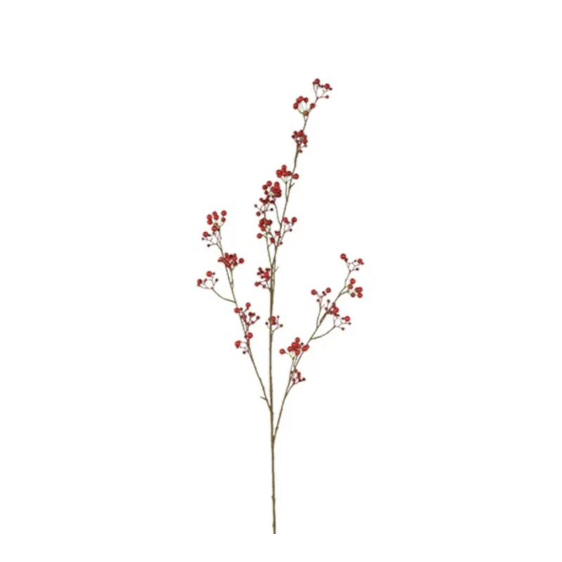 Künstlicher Zweig Alchemilla, rot