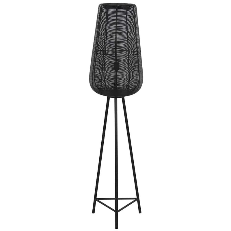 Stehleuchte ADETA Schwarz+matt Ø37x147 cm