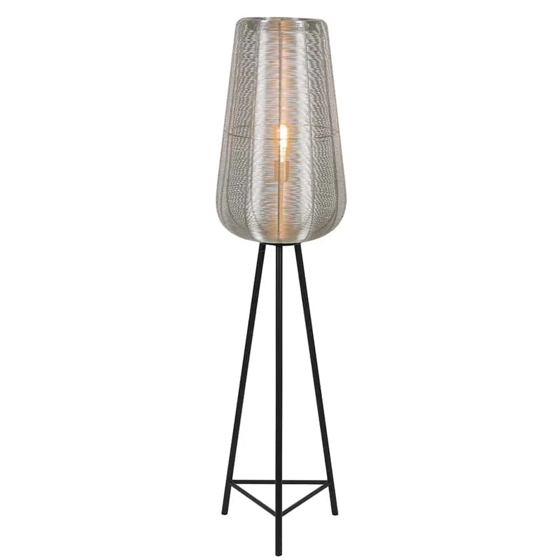 Stehleuchte ADETA silber Ø37x147 cm