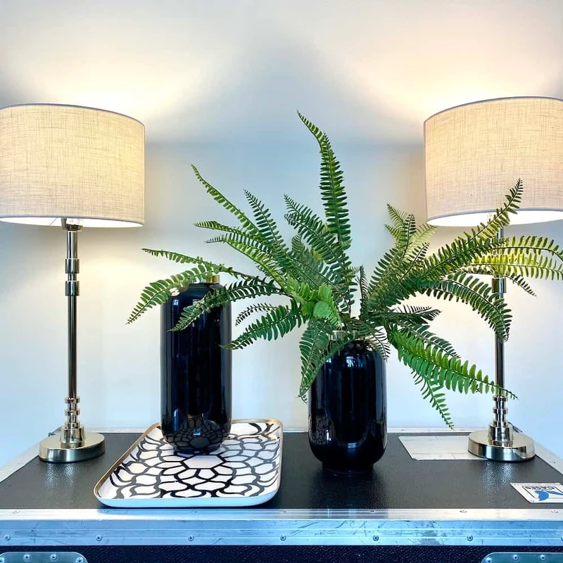 Tischlampe KALIRO gold 55 cm
