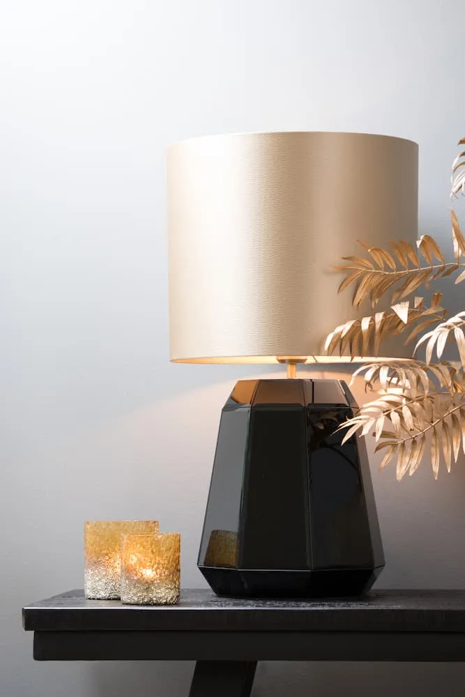 Tischlampe HECTOR schwarz-gold 62 cm