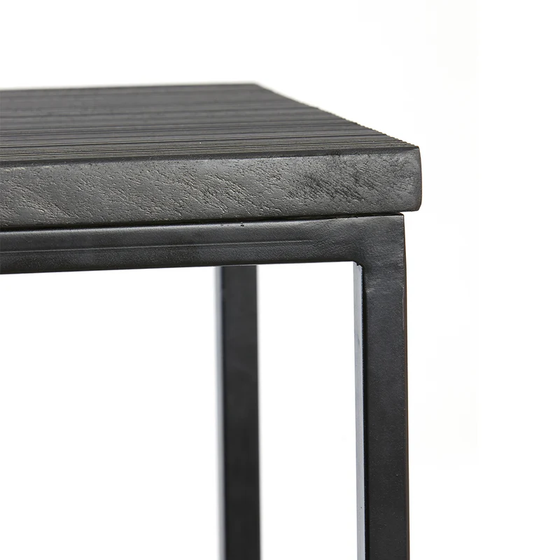 Konsolentisch BRYSON Holz schwarz