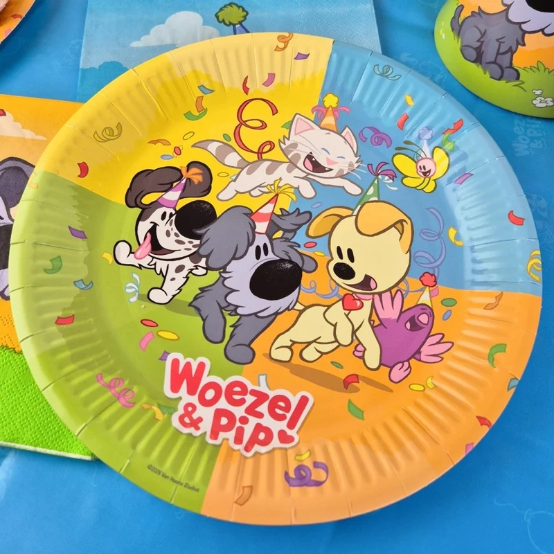 Woezel und Pip Teller 23 cm, 8 Stück