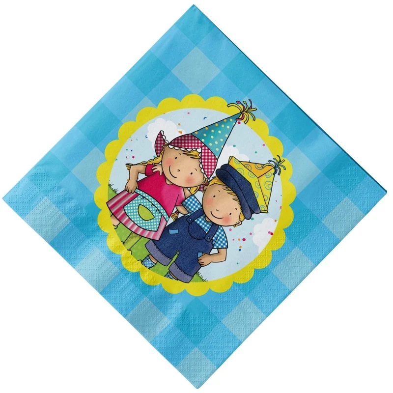 Fien und Teun Servietten 33 cm, 20 Stück