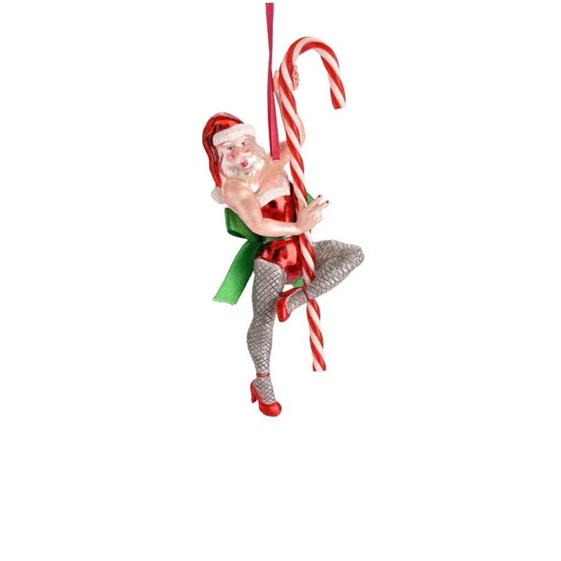 Gift Company Hänger Santa mit Zuckerstange