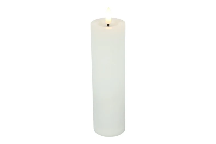 Stumpenkerze Rustikal Ø5CM LED rd Lyon