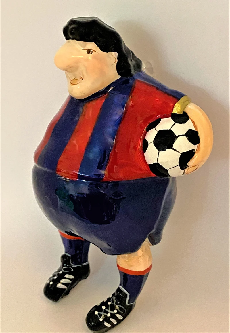 Fussball-Spieler, FCB, Karikatur, KOMOZJA MOSTOWSKI