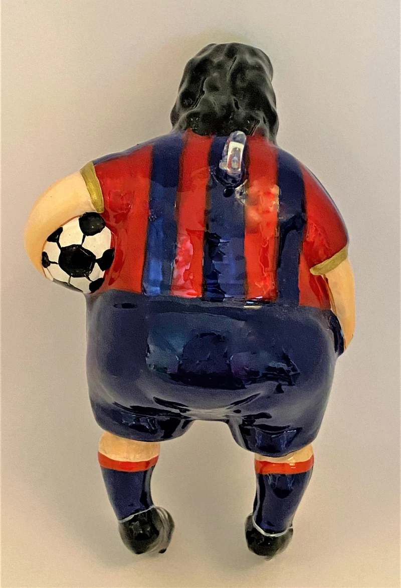 Fussball-Spieler, FCB, Karikatur, KOMOZJA MOSTOWSKI